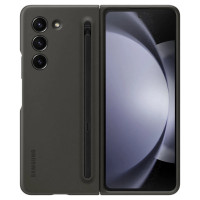 Samsung [RETURNED ITEM] Silicone Case Set for Samsung Galaxy Z Fold 5 Slim Case with Stylus + 25W USB C Wall Charger - Black