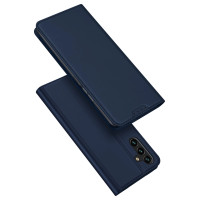Dux Ducis [RETURNED ITEM] Dux Ducis Skin Pro Case for Samsung Galaxy A14 4G / 5G Cover with Flip Card Wallet Stand Blue