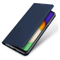 Dux Ducis [RETURNED ITEM] Dux Ducis Skin Pro Case for Samsung Galaxy A14 4G / 5G Cover with Flip Card Wallet Stand Blue