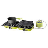 Meva DUAL COMPACT + GRILL double camping stove