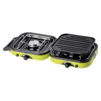 Meva DUAL COMPACT + GRILL double camping stove