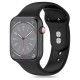 Tech-Protect Silicone Strap for Apple Watch 4 / 5 / 6 / 7 / 8 / 9 / SE (38 / 40 / 41 mm) - Black