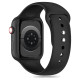 Tech-Protect Silicone Strap for Apple Watch 4 / 5 / 6 / 7 / 8 / 9 / SE (38 / 40 / 41 mm) - Black