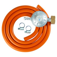 Meva LPG gas cylinder connection kit, reducer 37 mbar, 1.5 m