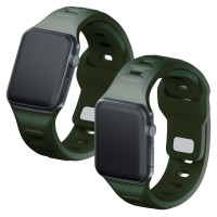3Mk Protection 3mk Silicone Watch Strap for Apple Watch 42 / 44 / 45 / 49 mm - green
