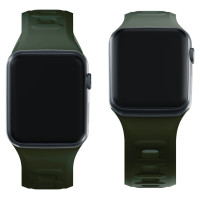 3Mk Protection 3mk Silicone Watch Strap for Apple Watch 42 / 44 / 45 / 49 mm - green
