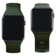 3Mk Protection 3mk Silicone Watch Strap for Apple Watch 42 / 44 / 45 / 49 mm - green