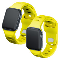 3Mk Protection 3mk Silicone Watch Strap for Apple Watch 42 / 44 / 45 / 49 mm - yellow