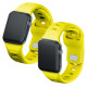 3Mk Protection 3mk Silicone Watch Strap for Apple Watch 42 / 44 / 45 / 49 mm - yellow