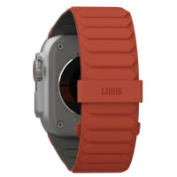 UAG Pathfinder Silicone Double-Sided Magnetic Strap for Apple Watch 42 / 44 / 45 / 46 / 49mm - Gray-Orange