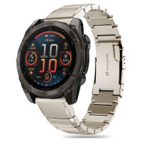 Tech-Protect SteelBand Bracelet for Garmin Fenix 5 / 6 / 6 PRO / 7 / 8 (47 MM) / E - Titanium