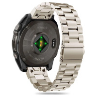 Tech-Protect Stainless Bracelet for Garmin Fenix 5X / 5X PLUS / 6X / 6X PRO / 7X / 8 (51 MM) - Titanium