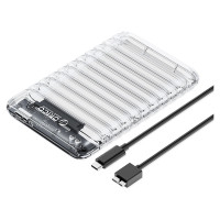 Orico 2139U3-V1 2.5" HDD/SSD USB Micro-B 5Gb/s Disk Drive - Transparent