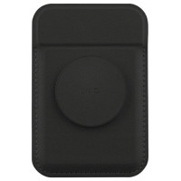 Uniq Flixa Magnetic Card Wallet with Stand Black/Jet Black MagSafe