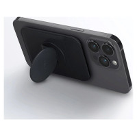 Uniq Flixa Magnetic Card Wallet with Stand Black/Jet Black MagSafe