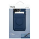 Uniq Flixa magnetic card wallet with stand navy blue