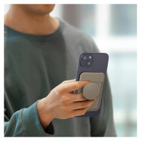 Uniq Flixa magnetic card wallet with stand navy blue