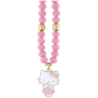 Hello Kitty Pearls and Beads Kitty Charm Phone Charm - Pink