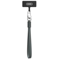 Audi Crossbody Leather Universal Lanyard 28cm x 10mm - Gray