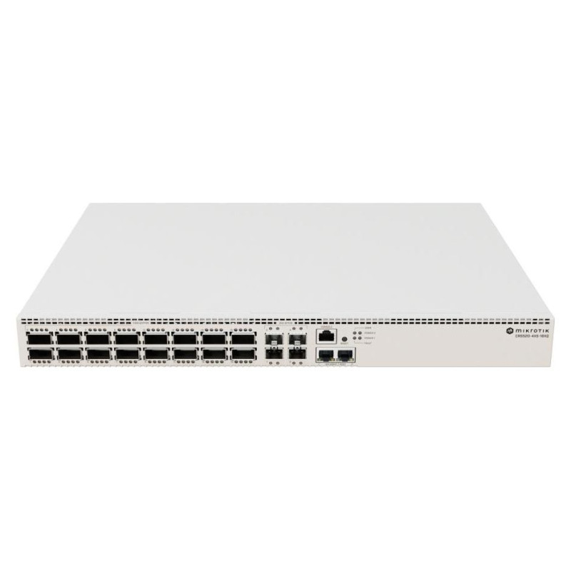Mikrotik Switch|MIKROTIK|CRS520-4XS-16XQ-RM|Desktop/pedestal|16xQSFP28|4xSFP28|1xConsole|CRS520-4XS-16XQ-RM