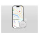 SBS Track My Circle Waterproof IP65 Locator Compatible with Apple Find My - White