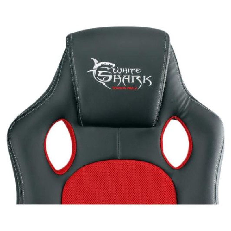 White Shark Gaming Chair Kings Throne Black/Red Y-2706
