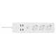 Tellur WiFi Power Strip, 3 Outlets, 4*USB 4A, 2200W, 10A, 1.8m