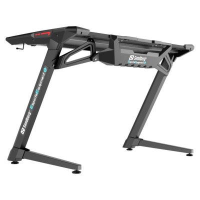 Sandberg 640-93 Fighter Gaming Desk 2 black