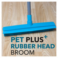 Beldray LA024350TQFEU7 Pet Plus+ Rubber Head Broom