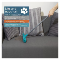 Beldray LA024350TQFEU7 Pet Plus+ Rubber Head Broom