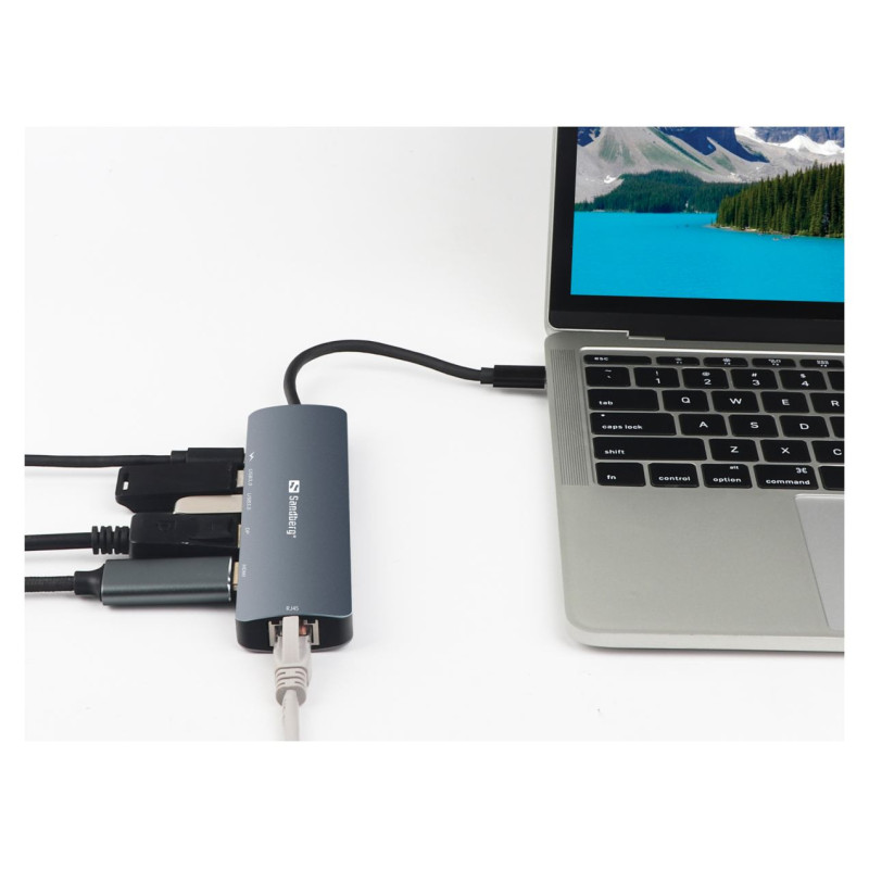 Sandberg 136-43 USB-C 8K Display Dock