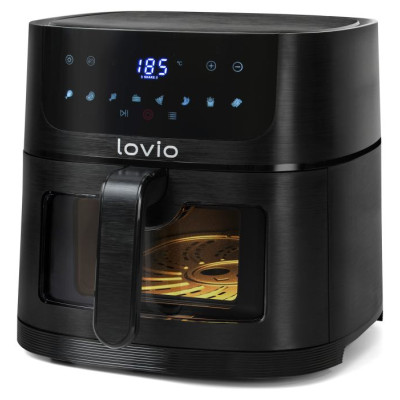 Lovio LVAF002BK PureFry XL Smart 6L Black