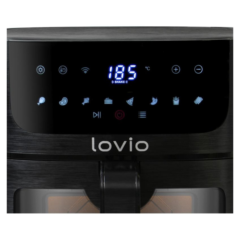 Lovio LVAF002BK PureFry XL Smart 6L Black