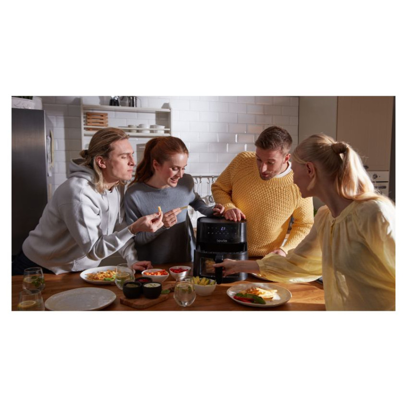 Lovio LVAF002BK PureFry XL Smart 6L Black