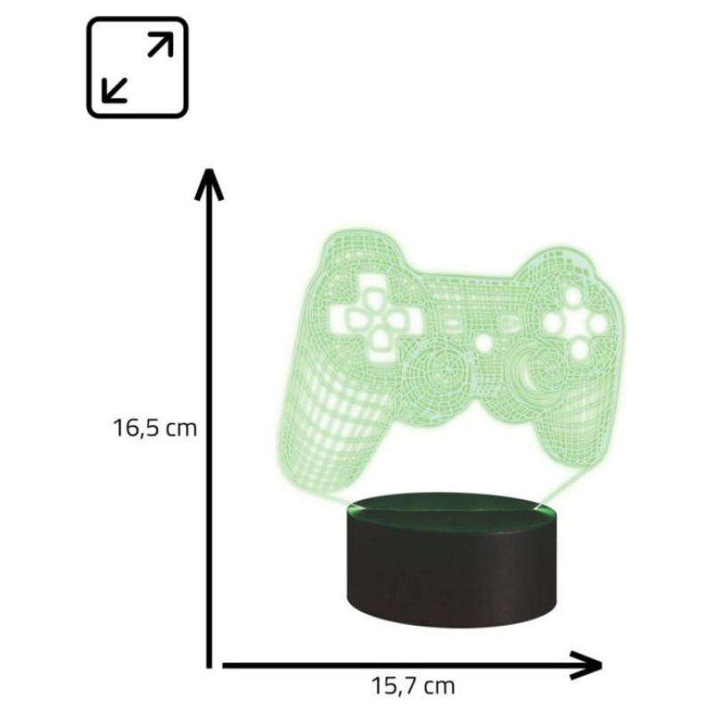 Manta SNL57RGB LED lamp Light decoration Gamepad RGB 3D