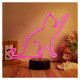Manta SNL80PK LED lamp Light decoration Cat 2 pink