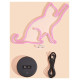 Manta SNL80PK LED lamp Light decoration Cat 2 pink
