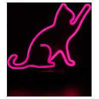 Manta SNL80PK LED lamp Light decoration Cat 2 pink