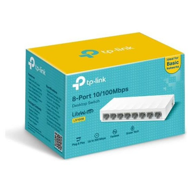 Tp-Link Switch|TP-LINK|LS1008|LS1008