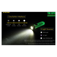 Nitecore FLASHLIGHT T SERIES 300 LUMENS/TIKI GITD NITECORE