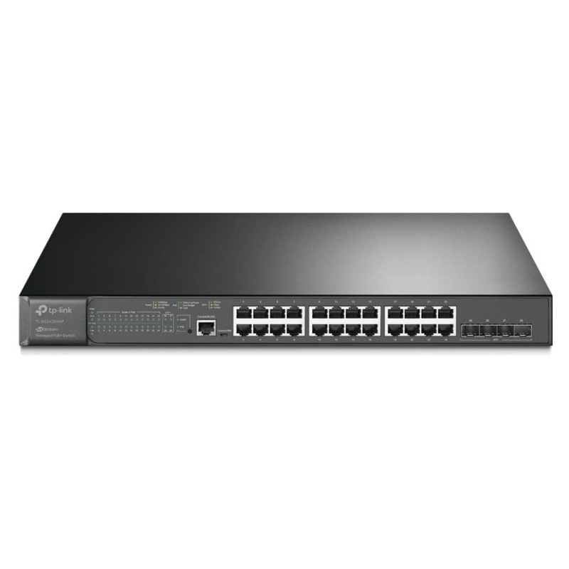 Tp-Link Switch|TP-LINK|Omada|TL-SG3428XMP|Type L2+|Rack|4xSFP+|1xConsole|1|PoE+ ports 24|384 Watts|TL-SG3428XMP