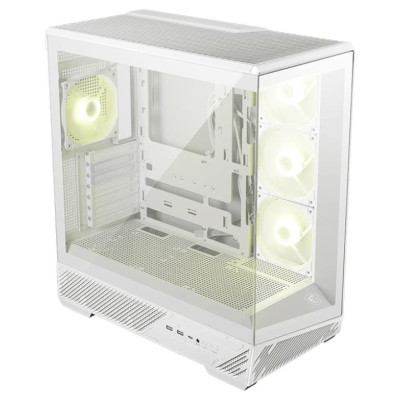 MSI CASE MIDITOWER ATX W/O PSU/MAG PANO 130R PZ WHITE MSI