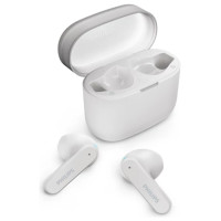 Philips in-ear true bezvadu austiņas ar portatīvo uzlādes ietvaru, baltas - TAT2139WT/00