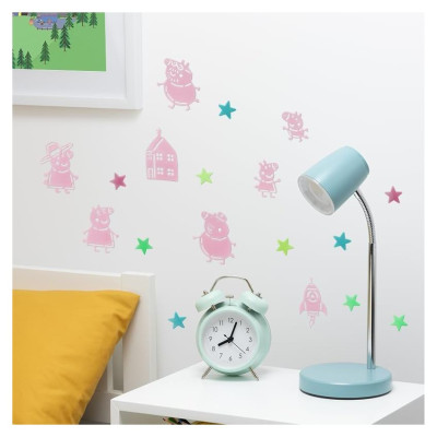 Paladone Peppa Pig Glow in the Dark Wall Decal Stars