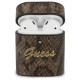 Guess GUACA2PUSNSMLBR AirPods cover brązowy/brown Python Collection