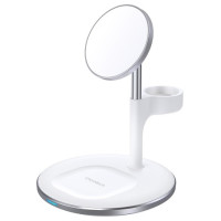 Choetech MagSafe Wireless Magnetic Charging Stand CHOETECH, 15W, 3-in-1