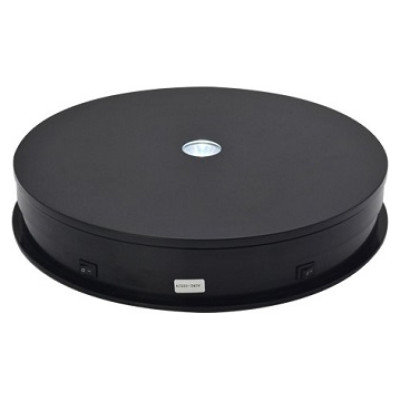 Puluz LED Rotating Turn-Table Display Stand,  Round 30cm, Black