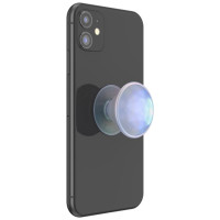 Popsockets Luxe Iridescent Dichroic Phone Holder and Stand - White