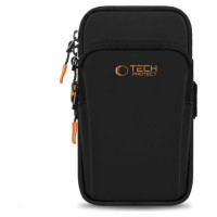 Tech-Protect M7 Universal Sport Armband Case - Black and Orange