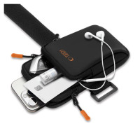 Tech-Protect M7 Universal Sport Armband Case - Black and Orange